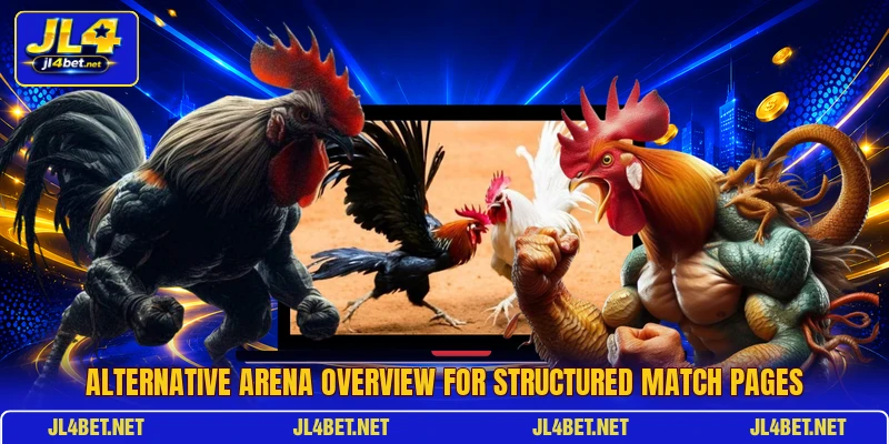 Alternative arena overview for structured match pages