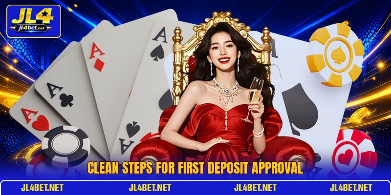 Clean steps for first deposit approval