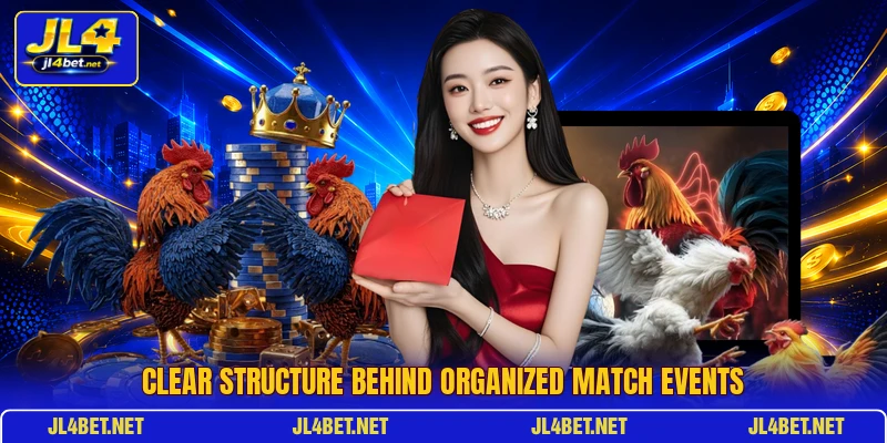 Clear structure behind organized match events