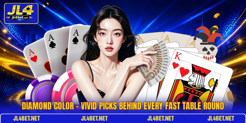 Diamond Color - Vivid Picks Behind Every Fast Table Round