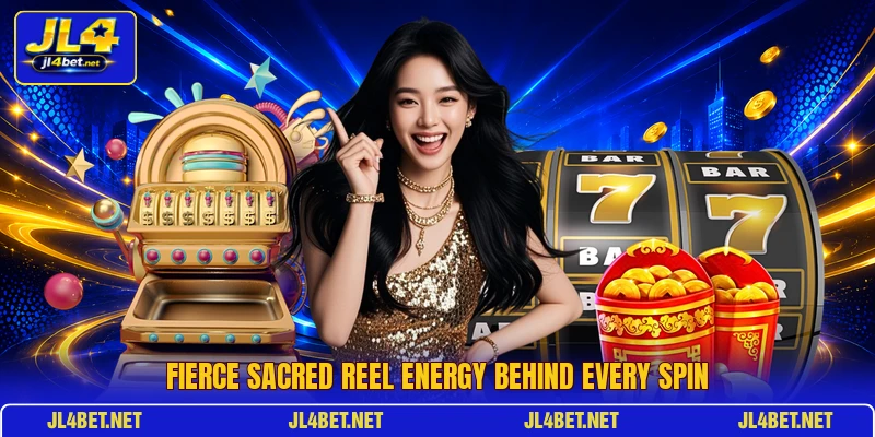 Fierce sacred reel energy behind every spin