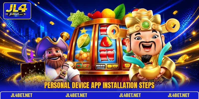 Personal device app installation steps