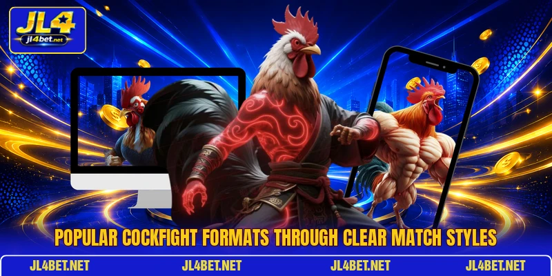Popular cockfight formats through clear match styles