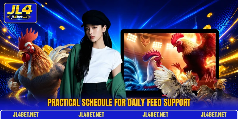 Practical schedule for daily feed support