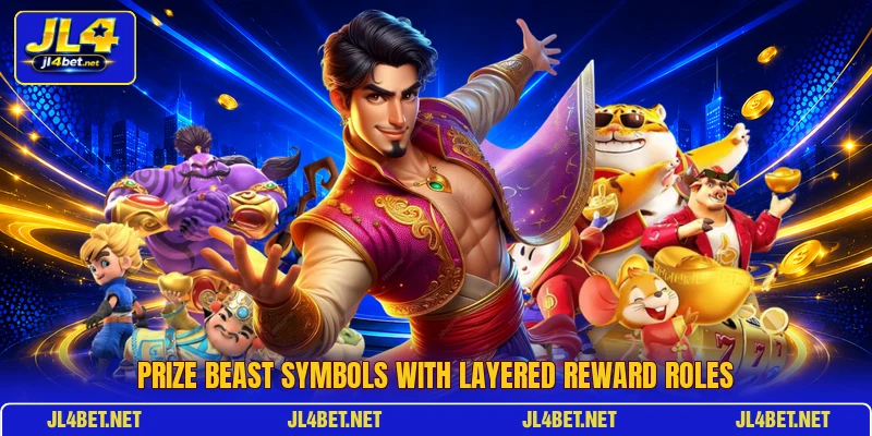 Prize beast symbols with layered reward roles