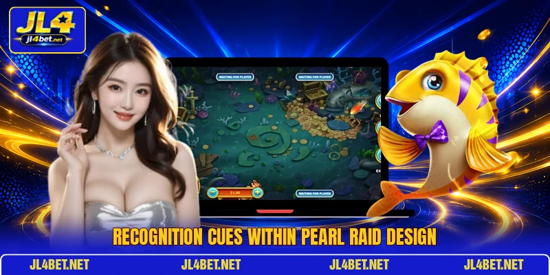 Recognition cues within pearl raid design