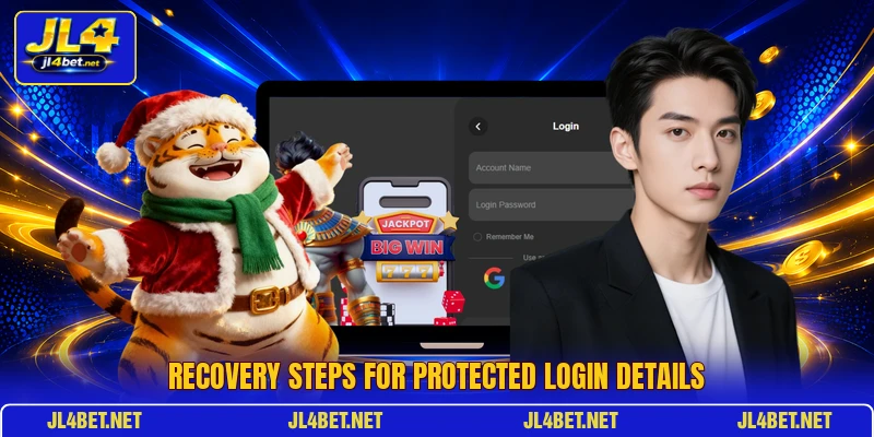 Recovery steps for protected login details