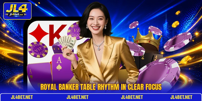 Royal Banker table rhythm in clear focus