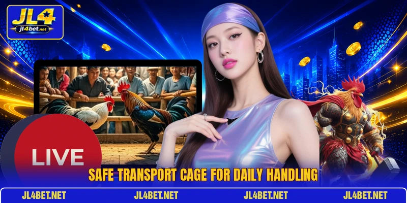 Safe transport cage for daily handling