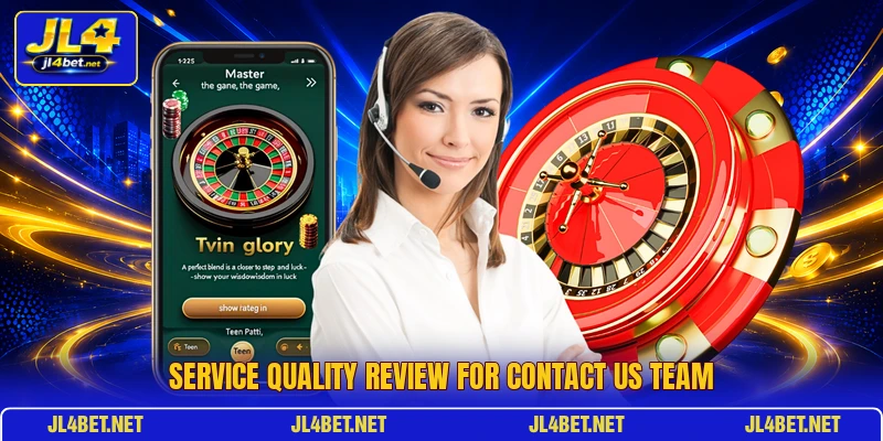Service quality review for contact us team