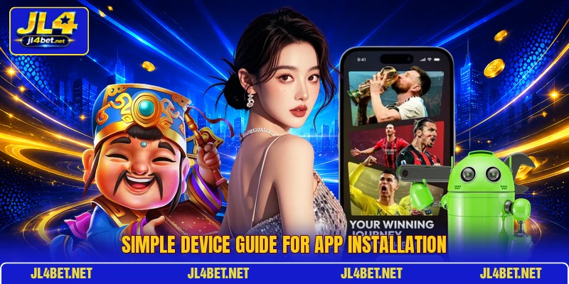 Simple device guide for app installation
