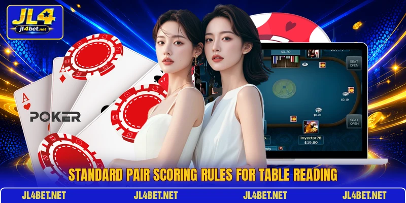 Standard pair scoring rules for table reading