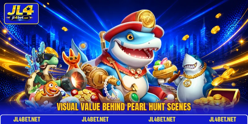 Visual value behind pearl hunt scenes